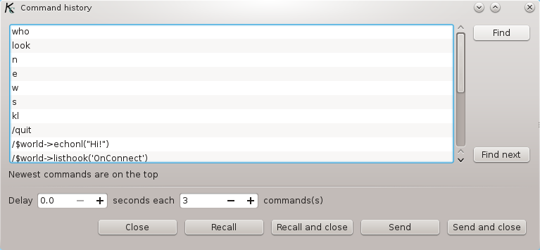 6.3. Input Menu